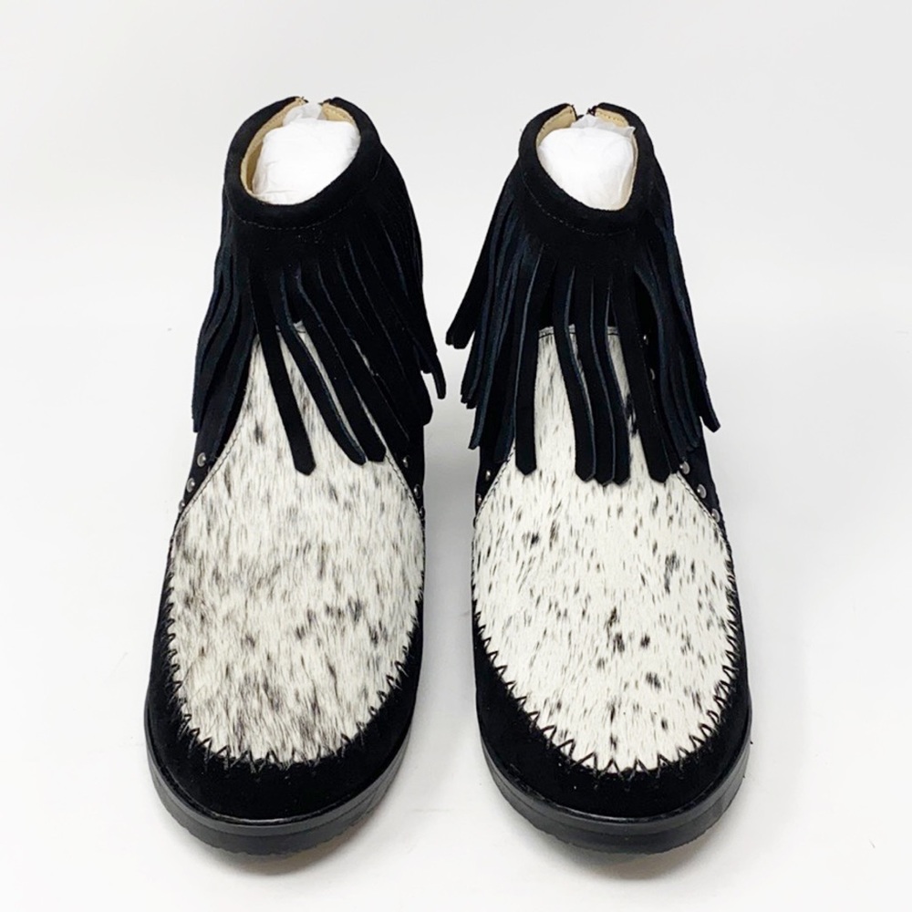 Montana West Western Booties Genuine Hair-On - Picture 3 of 14